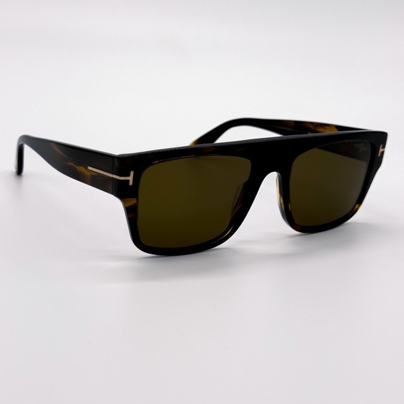 NEW TOM FORD DUNNING-02 TF907 48J MEN SUNGLASSES FT0907/S HAVANA GREEN - Picture 4 of 9